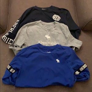 Lot of boys Abercrombie long sleeve shirts